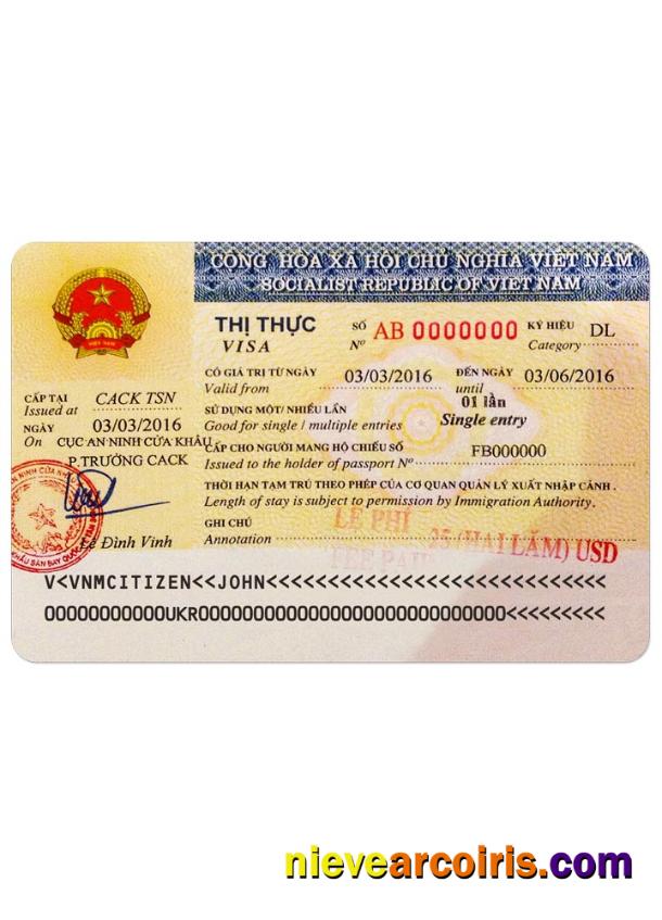 VIETNAEM visa